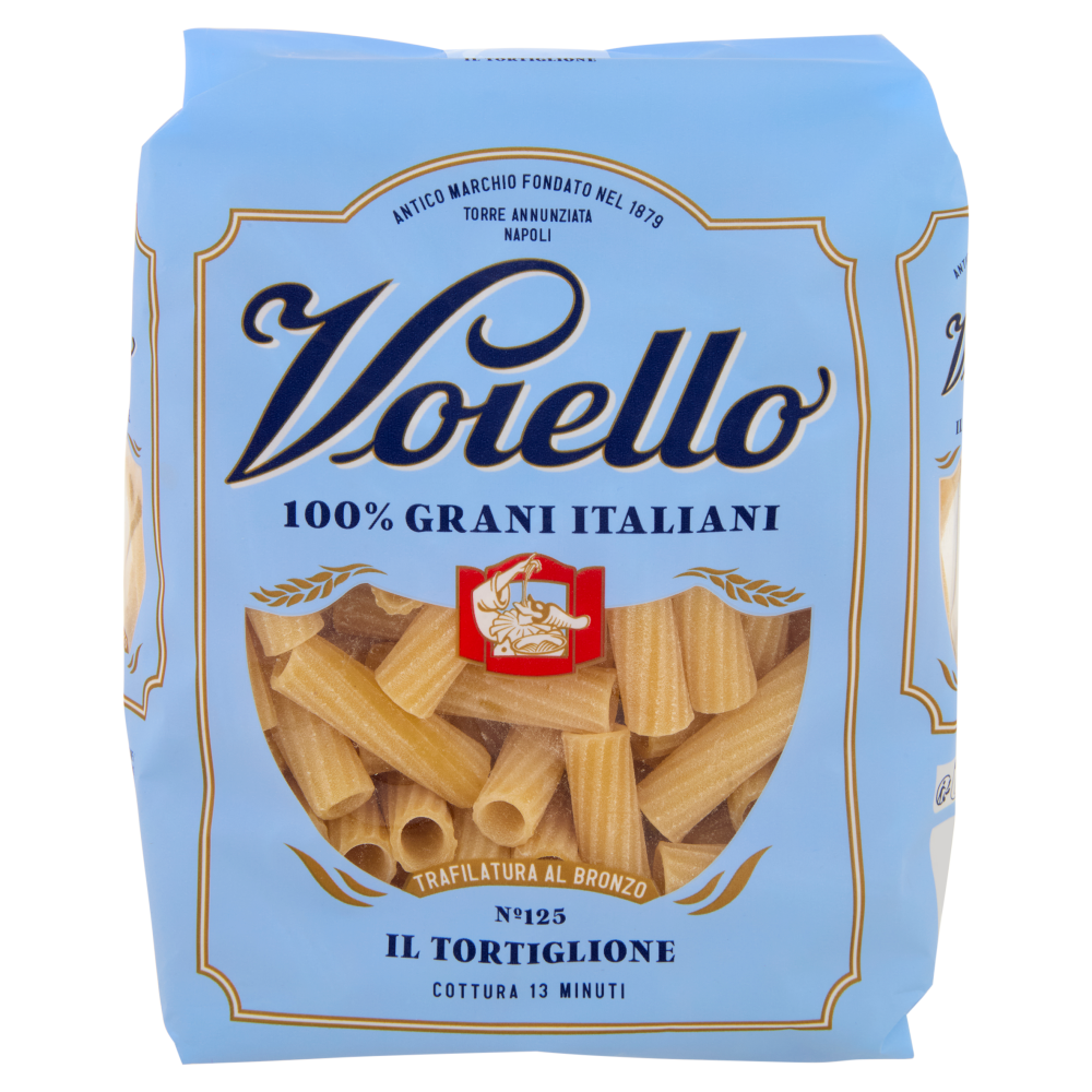 Voiello Pasta Il Tortiglione N125 Grano Aureo 100 Italiano Trafilata Bronzo 500G