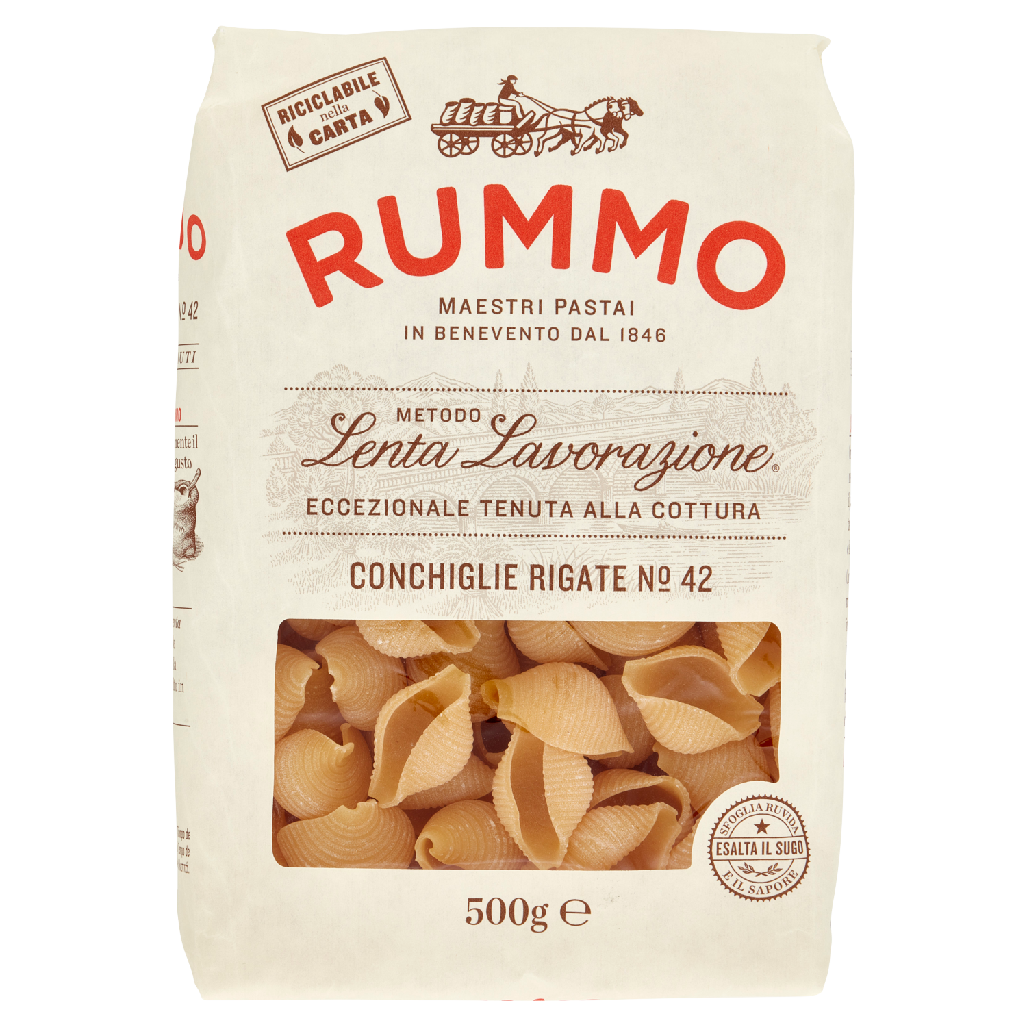 Rummo Conchiglie Rigate N 42 500 G