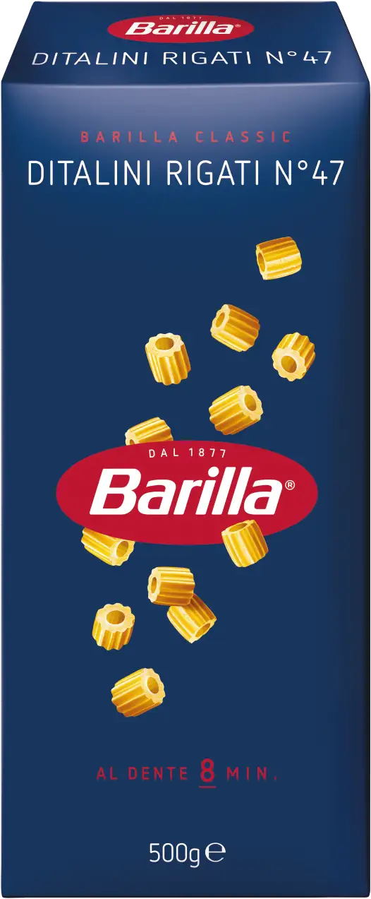 Barilla Pasta Ditalini Rigati N 47 500G