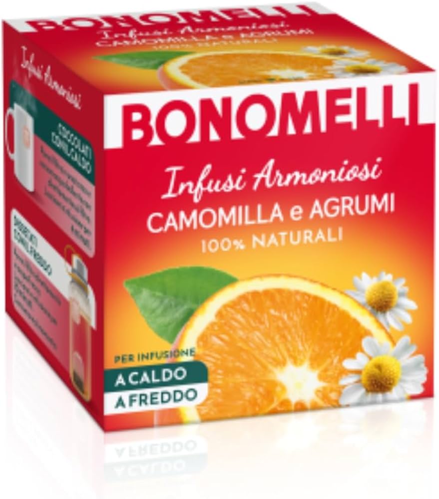 Bonomelli Infusi Armoniosi 100 Naturali Camomilla E Agrumi 12 Filtri 24 G
