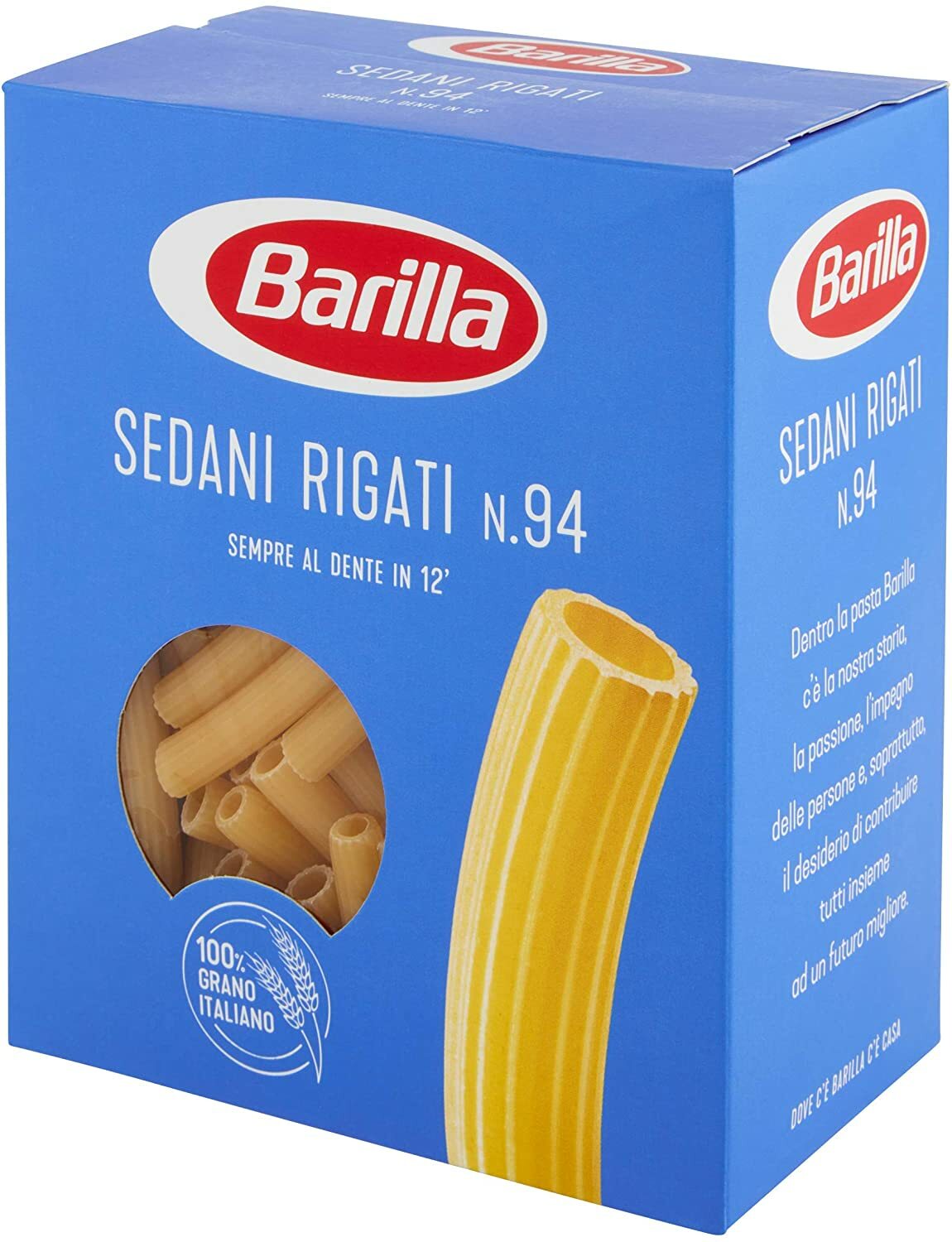 Barilla Pasta Sedani Rigati N 94 500G