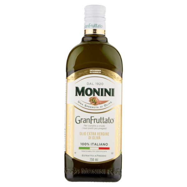 Monini Granfruttato Olio Extra Vergine Di Oliva 100 Italiano 750 Ml