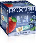 Bonomelli Infusi Fruttosi 100 Naturali Mela E Mirtillo 12 Filtri 24 G
