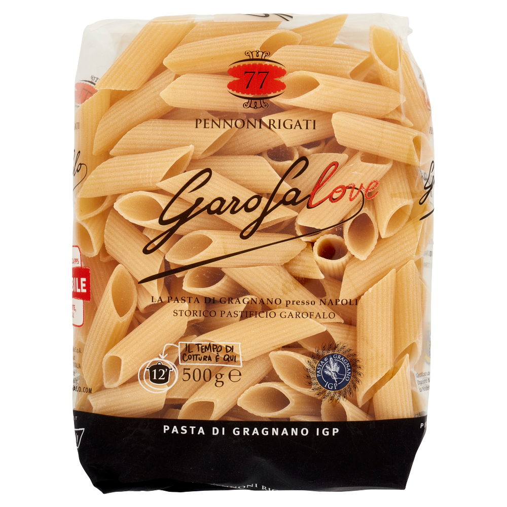 Garofalo Pennoni Rigati 77 Pasta Di Gragnano Igp 500 G