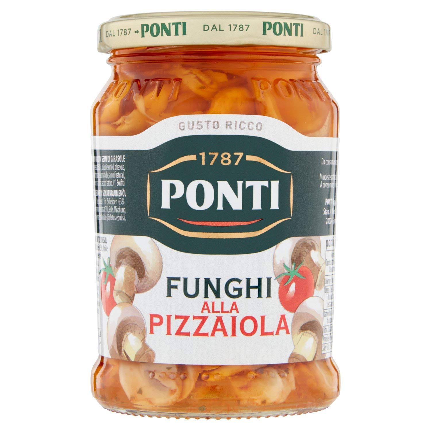 Ponti Funghi Alla Pizzaiola 280 G