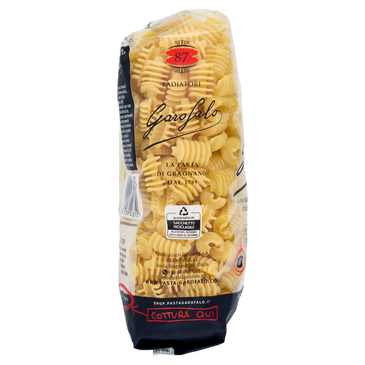 Garofalo Radiatori 87 Pasta Di Gragnano Igp 500 G