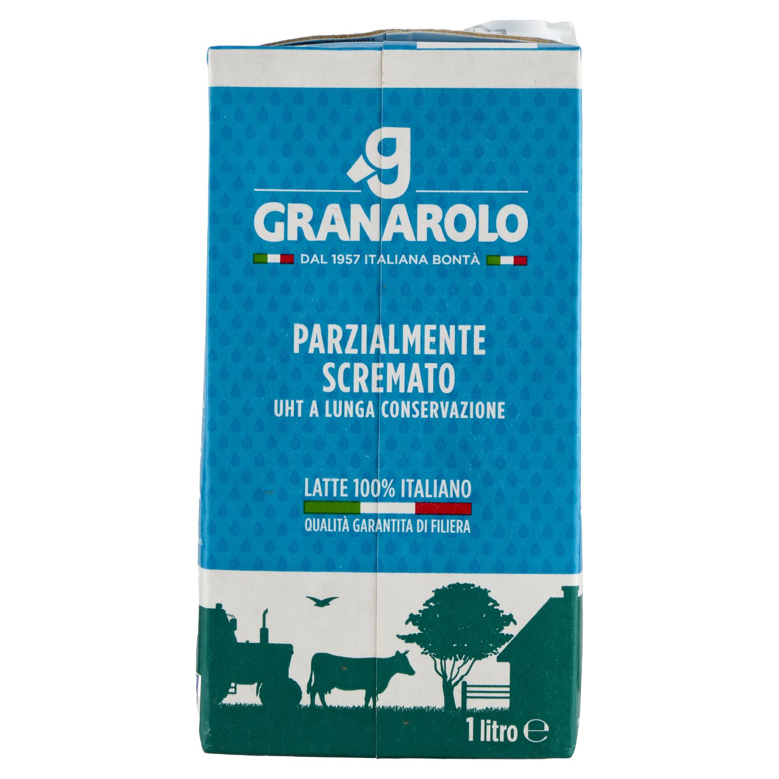 Granarolo Latte Parzialmente Scremato Uht A Lunga Conservazione 1 L