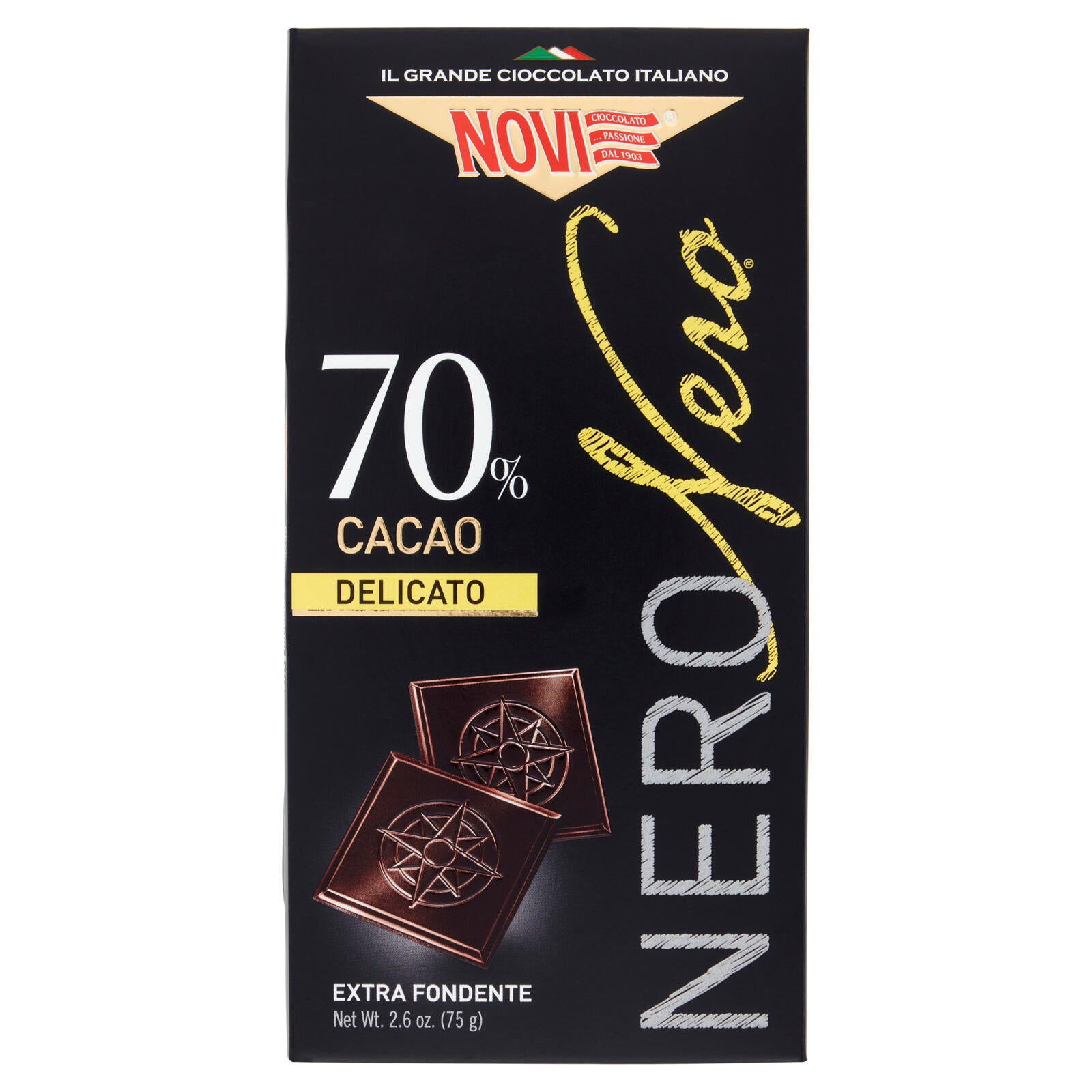Novi Neronero 70 Cacao Delicato Extra Fondente 75 G