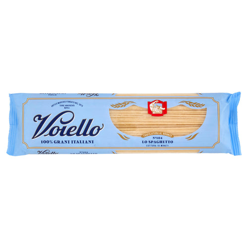 Voiello Pasta Lo Spaghetto N104 Grani 100 Italiani Trafilata Bronzo 500G