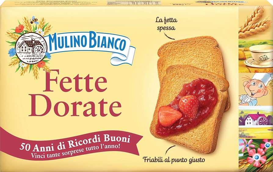 Mulino Bianco Fette Biscottate Dorate 630G