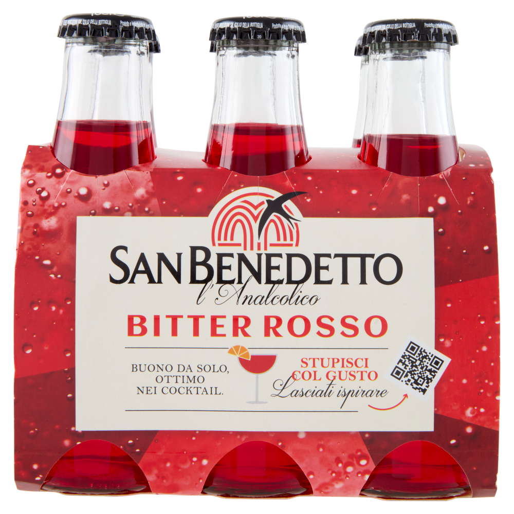 San Benedetto Lanalcolico Bitter Rosso 6 X 10 Cl