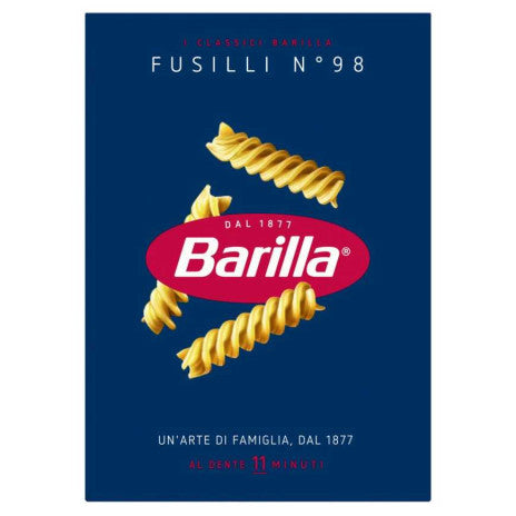 Barilla Pasta Fusilli N 98 500G