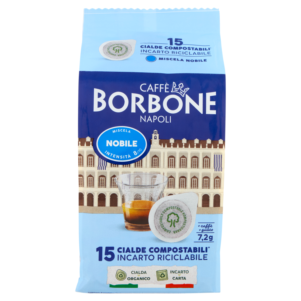 Caffe Borbone Miscela Nobile Cialde Compostabili* 15 X 7 2 G