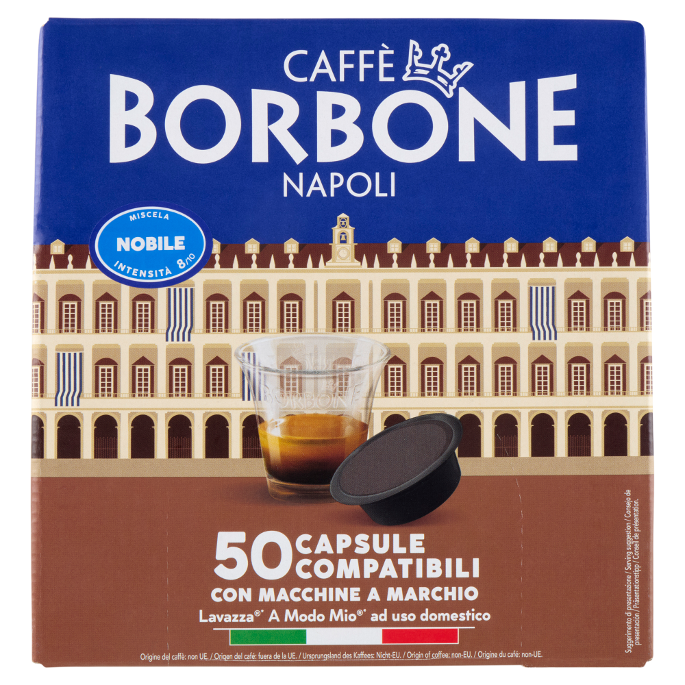 Caffe Borbone Miscela Nobile Capsule Compatibili Lavazza* A Modo Mio* Ad Uso Domestico 50 X 7 2 G