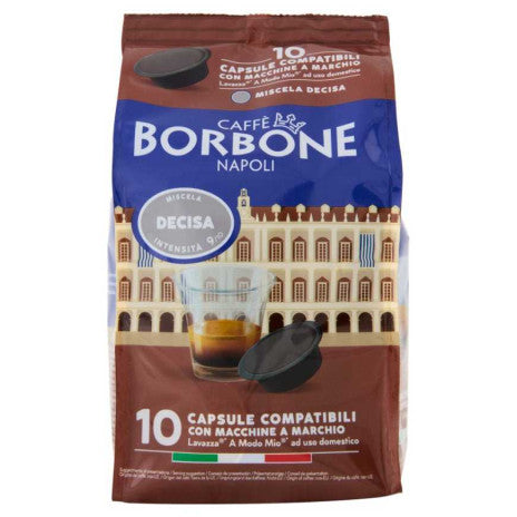 Caffe Borbone Miscela Decisa Capsule Compatibili Lavazza* A Modo Mio* Ad Uso Domestico 10 X 7 2 G