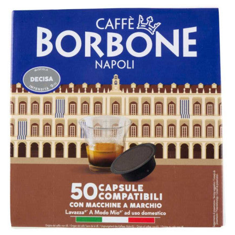 Caffe Borbone Miscela Decisa Capsule Compatibili Lavazza* A Modo Mio* Ad Uso Domestico 50 X 7 2 G