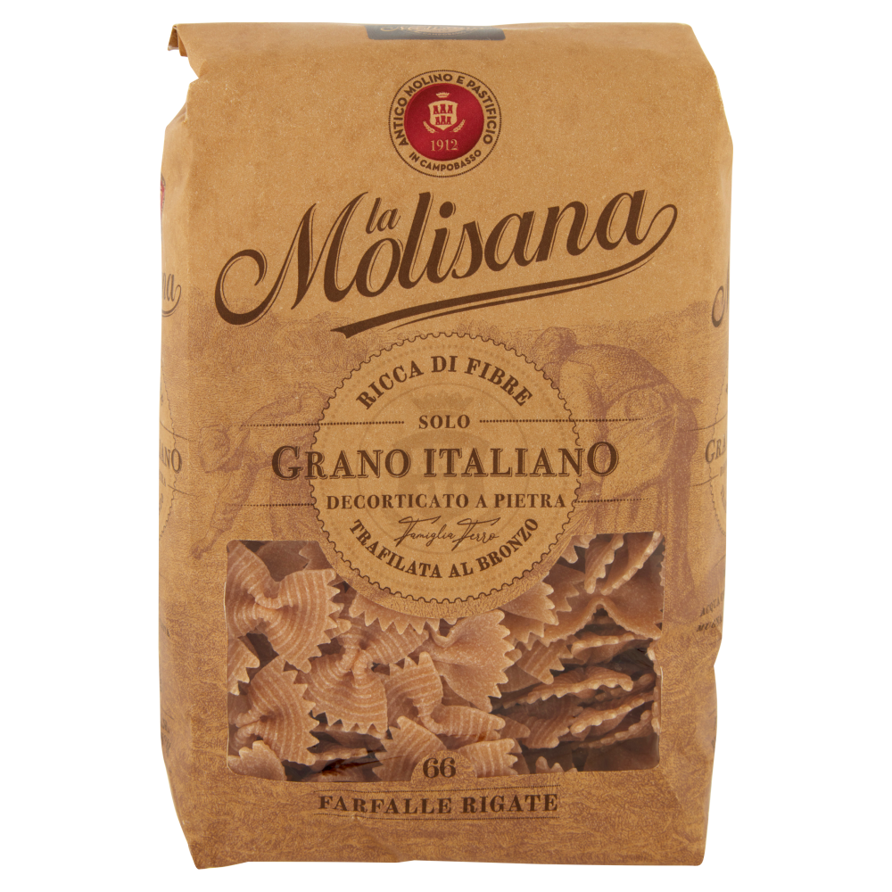 La Molisana Integrale 66 Farfalle Rigate 500 G