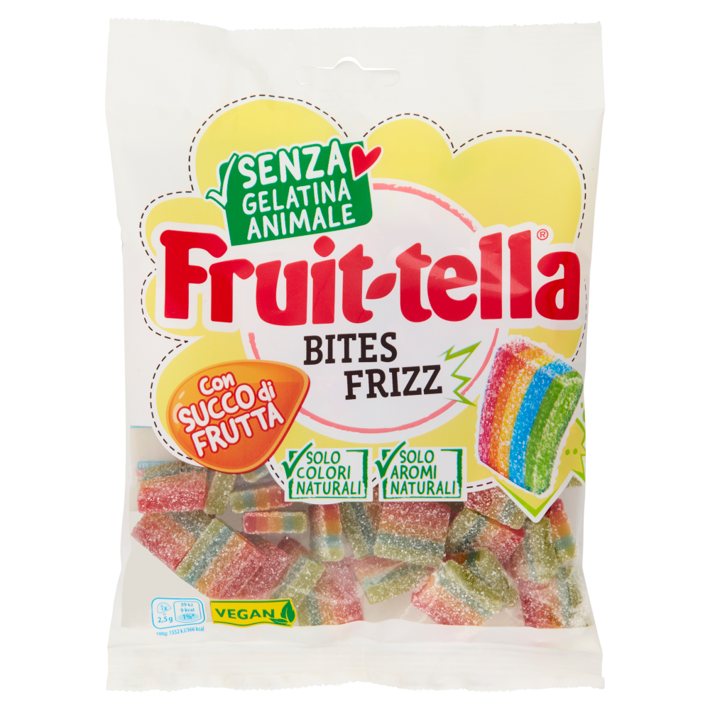 Fruit Tella Bites Frizz 140 G