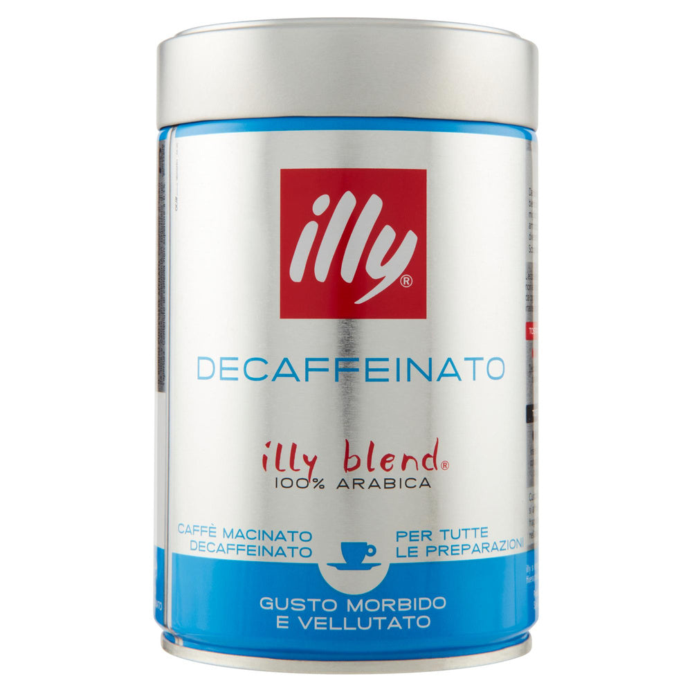 Illy Decaffeinato Caffe Macinato Decaffeinato Per Tutte Le Preparazioni 250 G