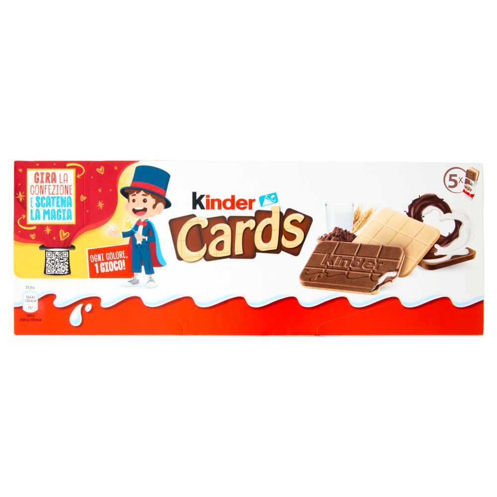 Kinder Cards 5 Astucci 128 G
