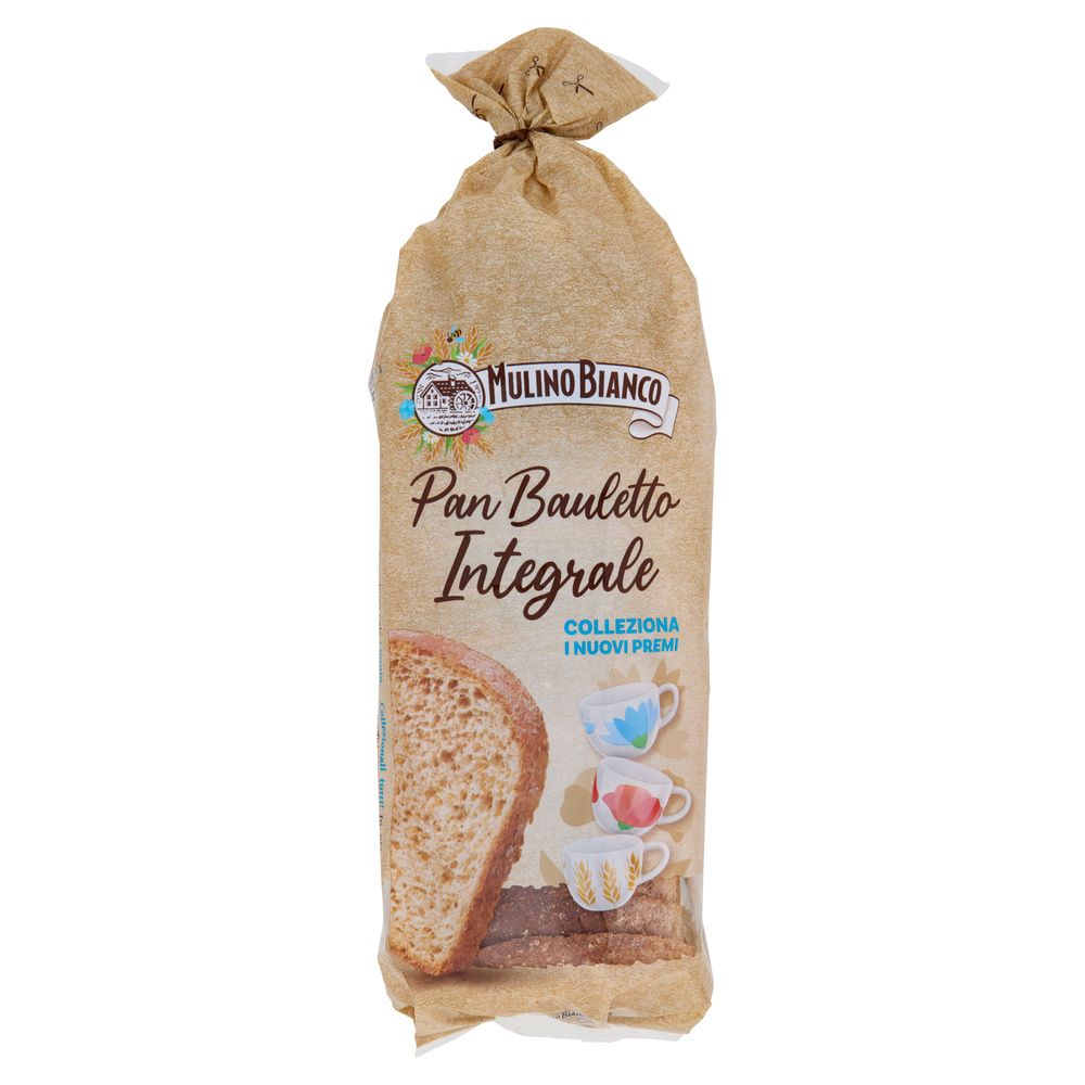 Mulino Bianco Pan Bauletto Integrale Pane Ideale Per Panini 400G