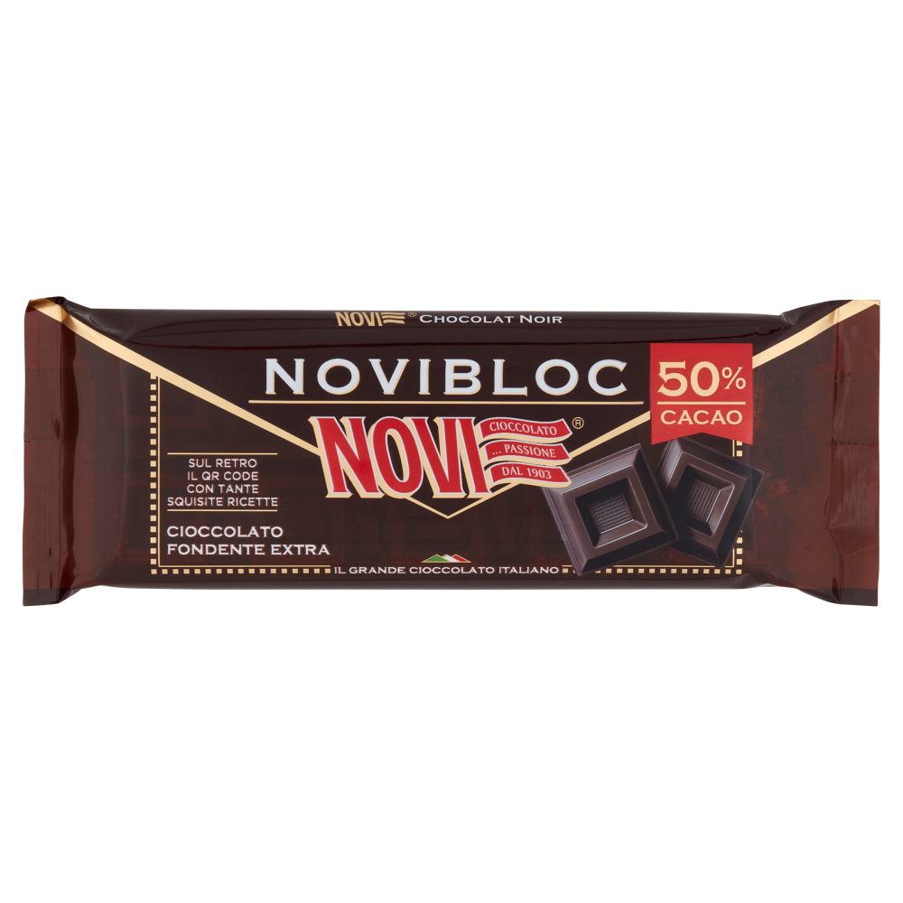 Novi Novibloc 50 Cacao Cioccolato Fondente Extra 150 G