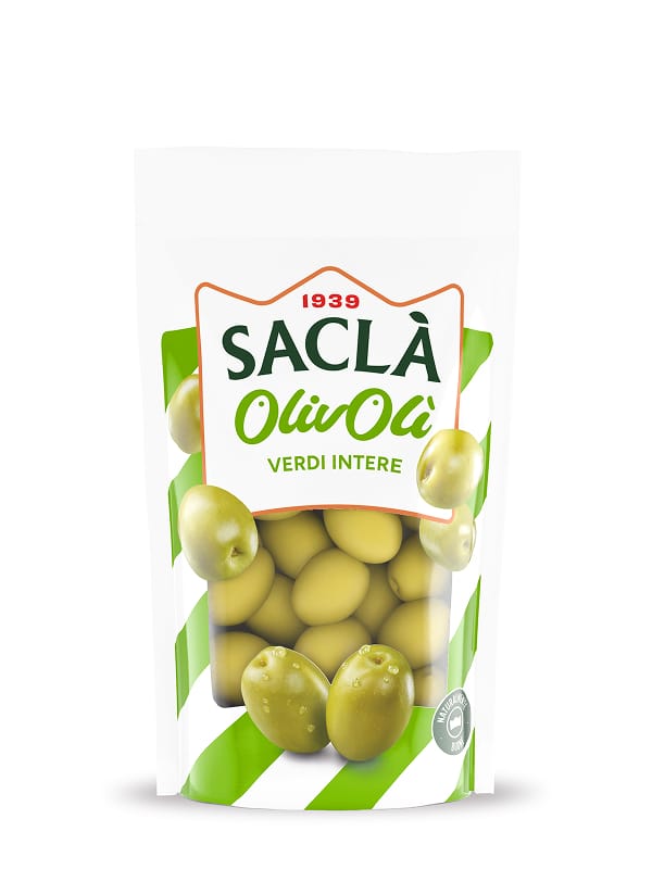 Sacla Olivoli Verdi Intere 185 G