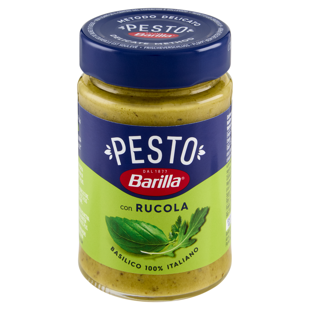 Barilla Pesto Basilico E Rucola Condimento E Sugo Per Pasta 190 G