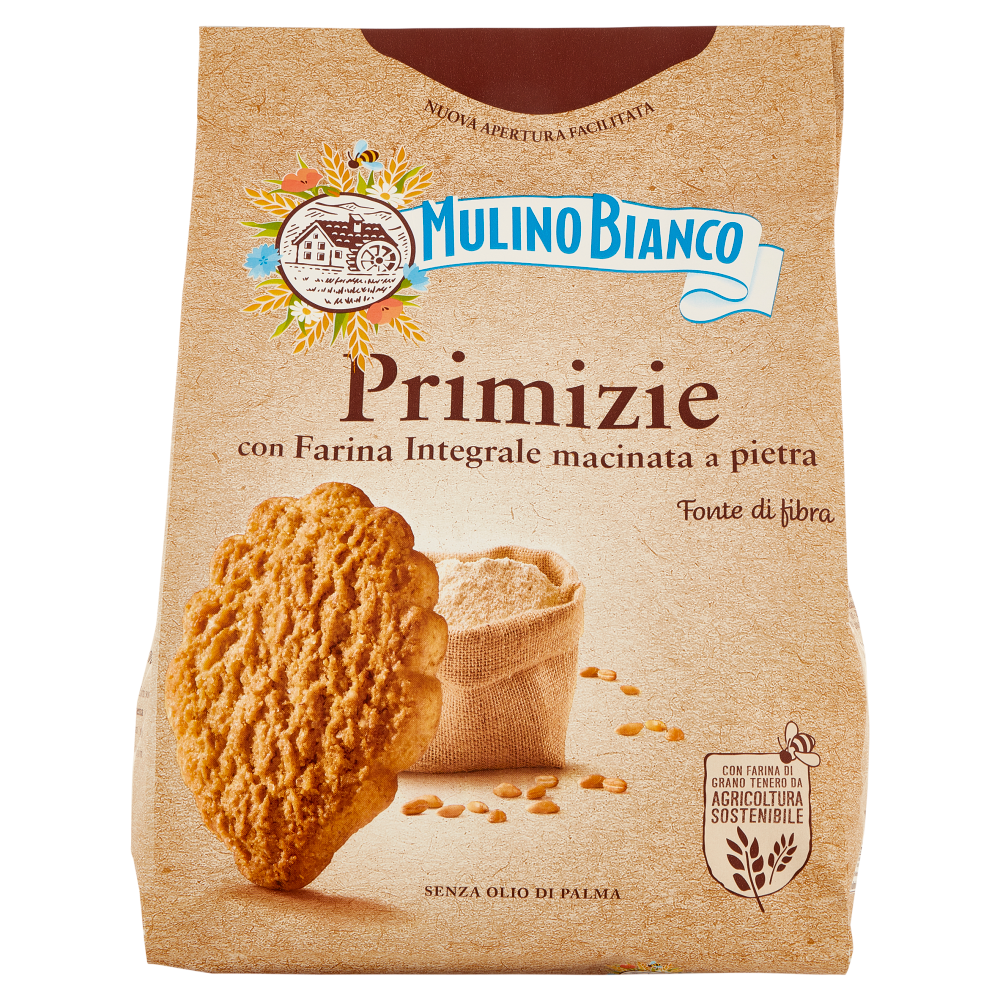 Mulino Bianco Primizie Biscotti Con Farina Integrale Macinata A Pietra 700G