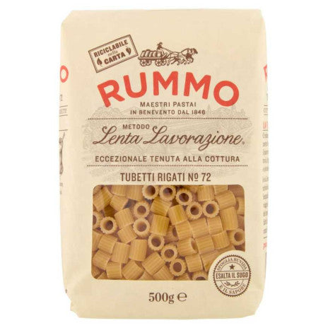 Rummo Tubetti Rigati N 72 500 G