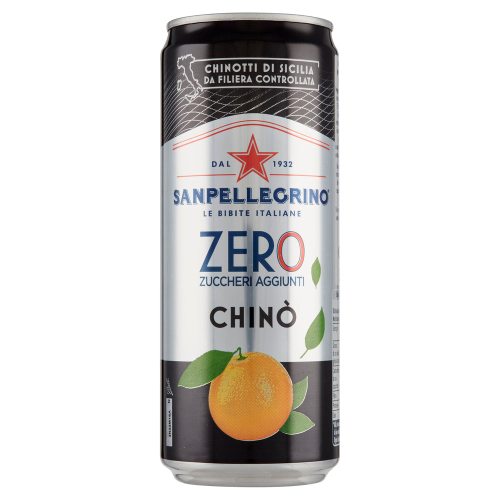 Sanpellegrino Chin Zero Zuccheri Aggiunti Lattina 33 Cl