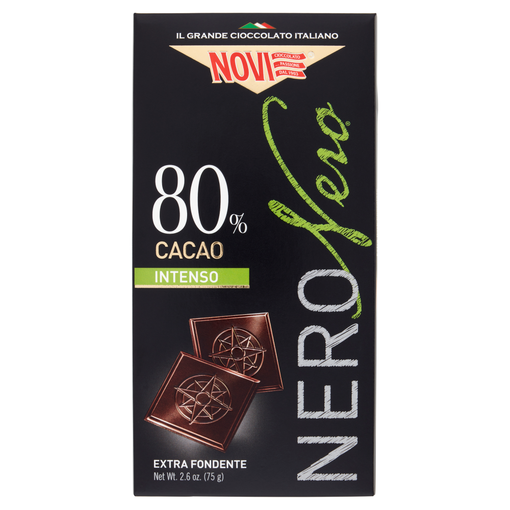 Novi Neronero 80 Cacao Intenso Extra Fondente 75 G