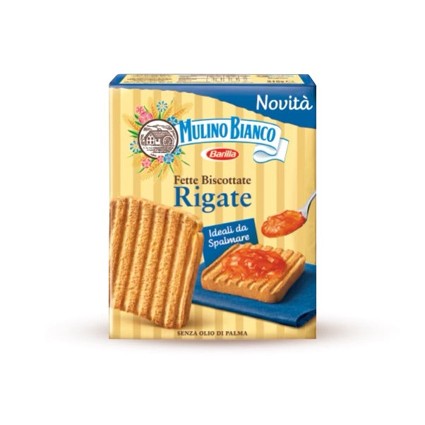 Mulino Bianco Fette Biscottate Rigate 315G
