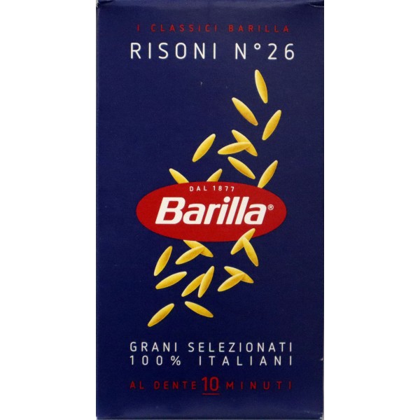Barilla Pasta Risoni N 26 500G