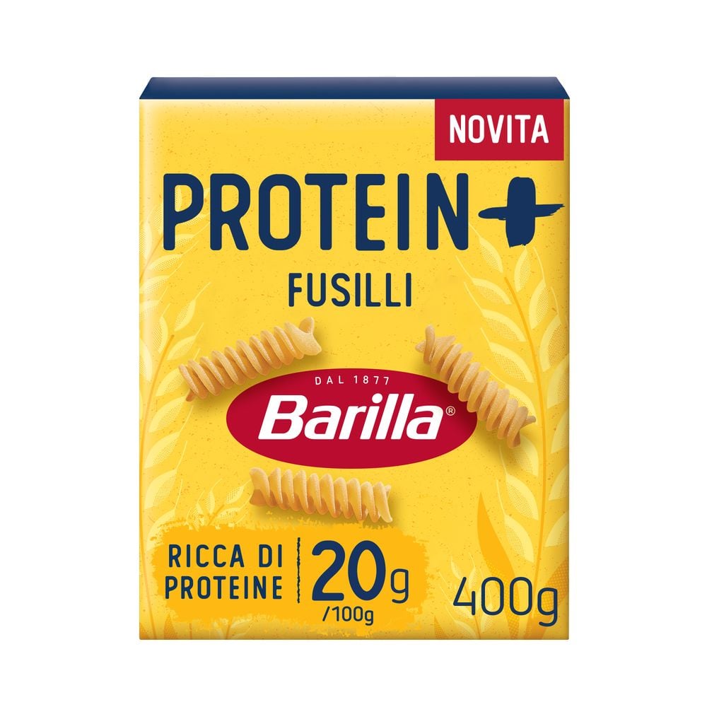 Barilla Protein+ Fusilli Pasta Ricca Di Proteine Di Origine Vegetale 400 G
