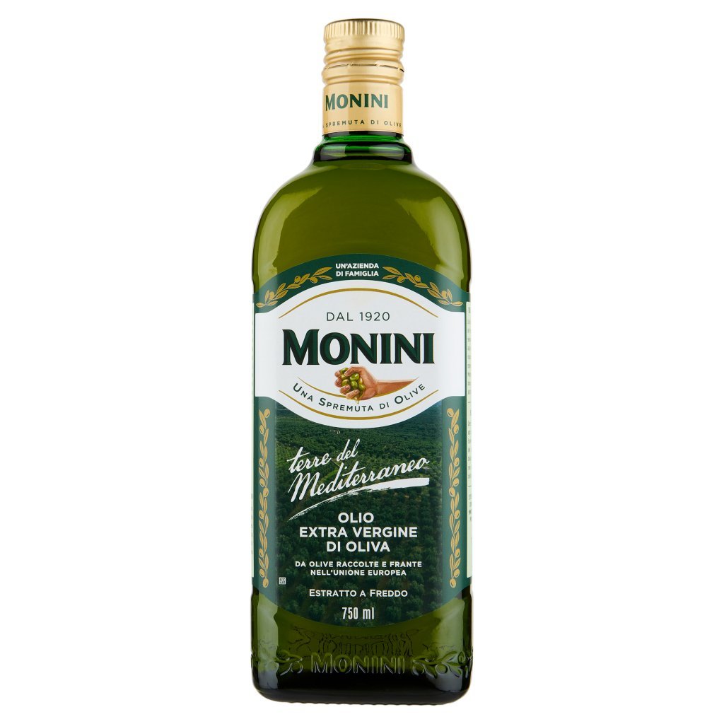 Monini Terre Del Mediterraneo Olio Extra Vergine Di Oliva 1 Litro